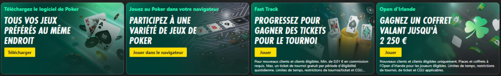 Bonus de poker de casino BET365 FRANCE