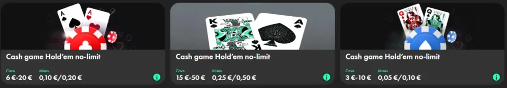 Tournois à plusieurs tables (MTT) BET365 FRANCE